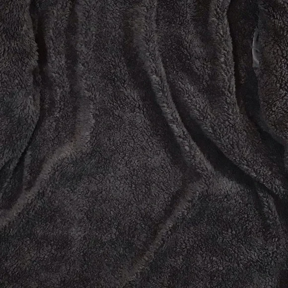 American Stitch Mens Cable Knit Sweater Jacket Size L Fleece Lined Plush Zip Up - Picture 9 of 13